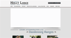 Desktop Screenshot of hollylodge.com.au